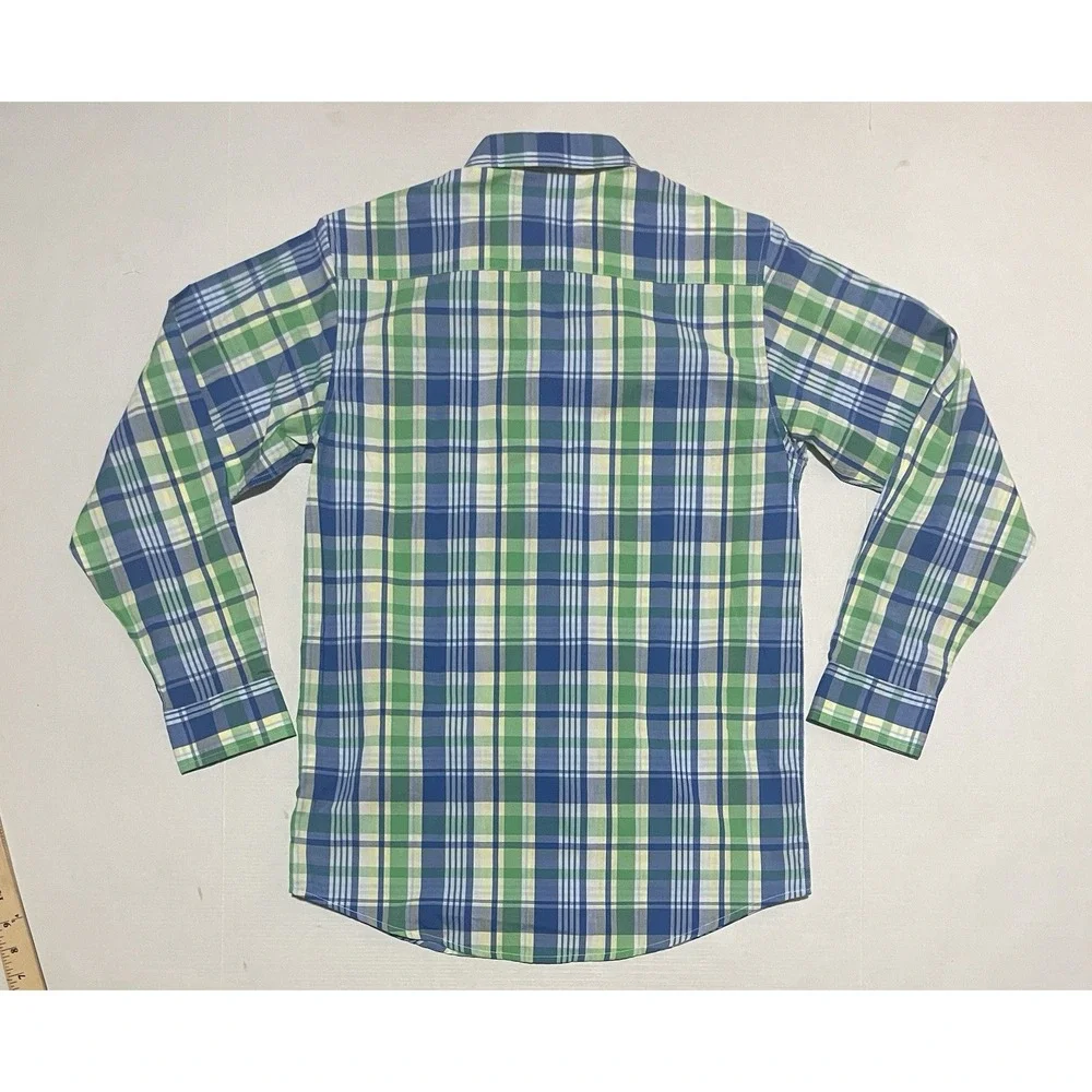 Tommy‎ Hilfiger Boys Shirts Button-up Long Sleeve Collared Size 20 Plaid Check